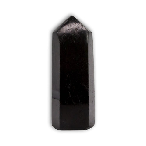 Punta de Turmalina Negra con base plana