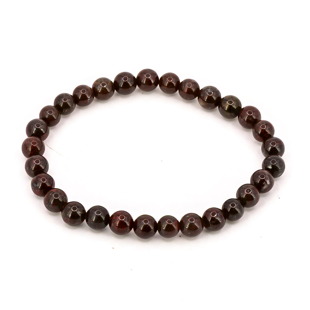 Pulsera de Jaspe Sardo Bola 