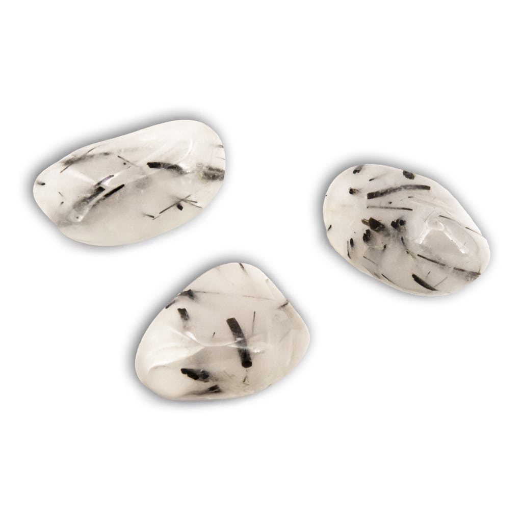 Rodado de Cuarzo con Turmalina