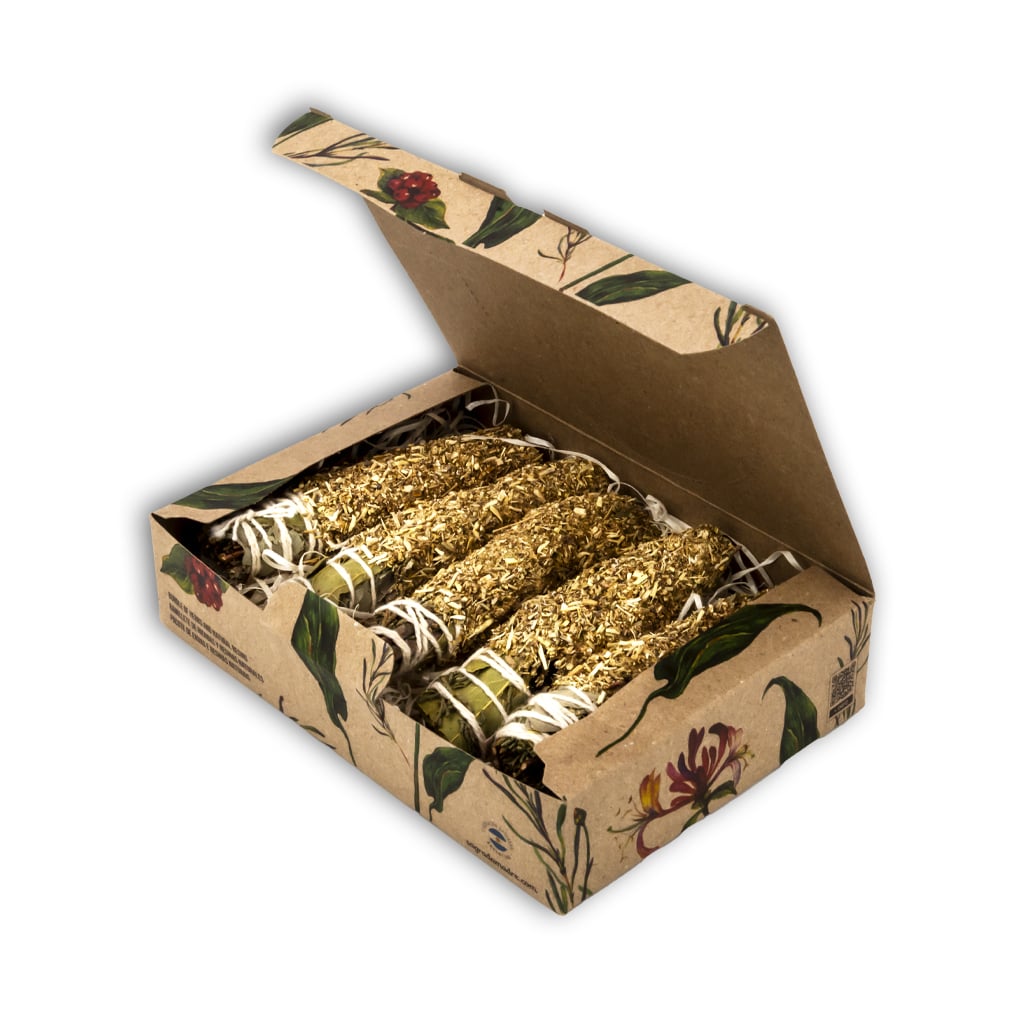 Sahumitos Ruda Protección y Purificación caja