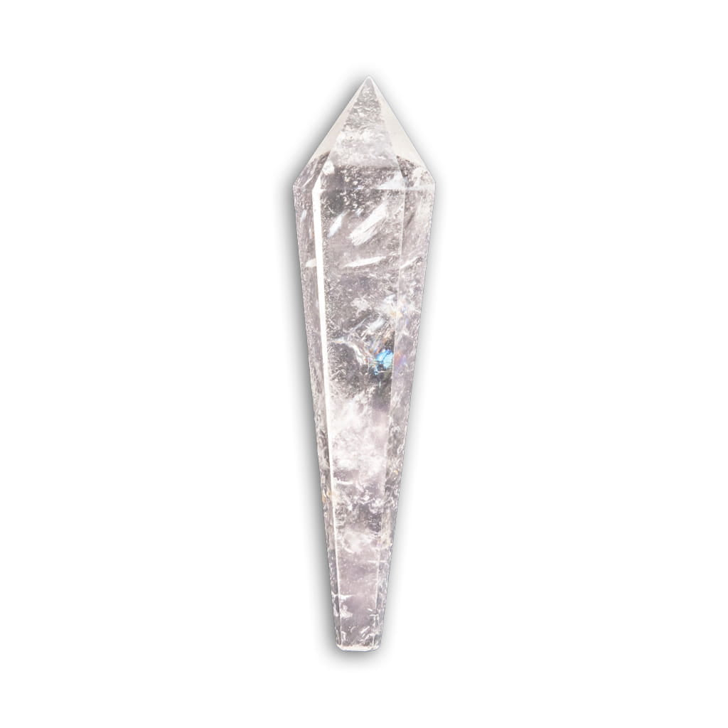 Vara de Poder de Cuarzo Cristal de Roca