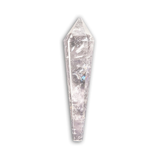 Vara de Poder de Cuarzo Cristal de Roca