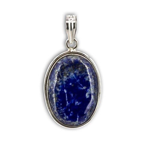Colgante de lapislazuli oval