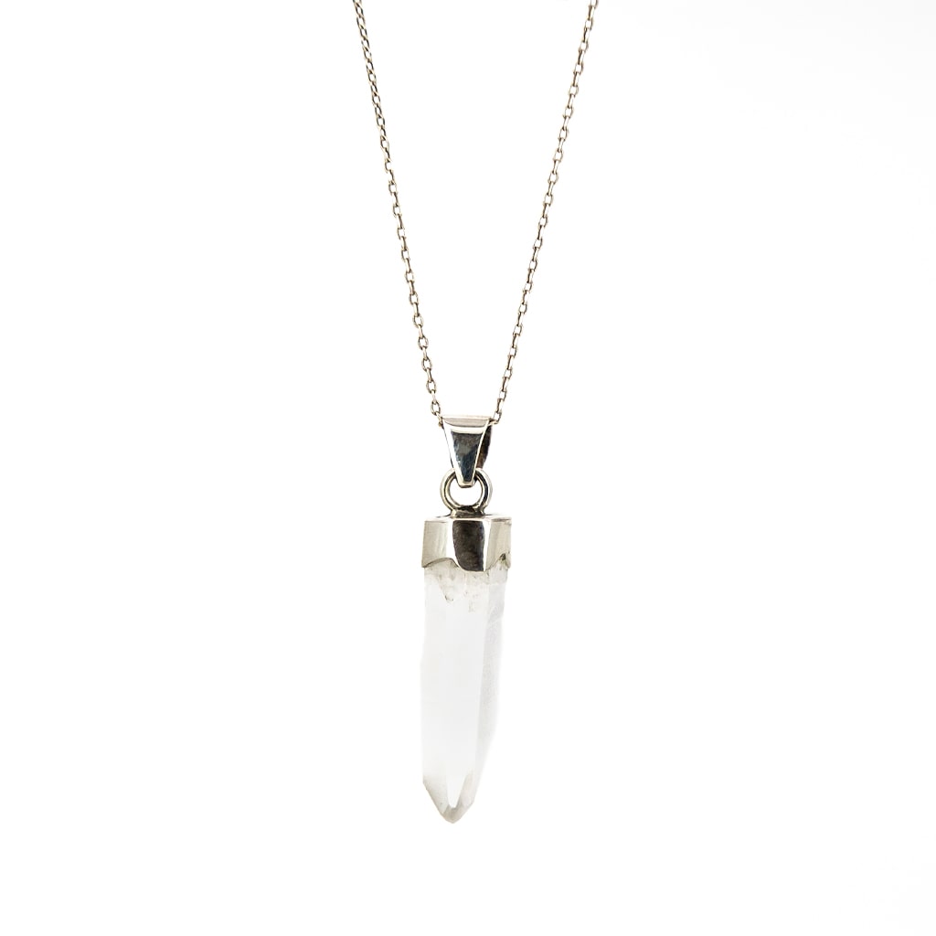 Collar fuerza natural punta cuarzo