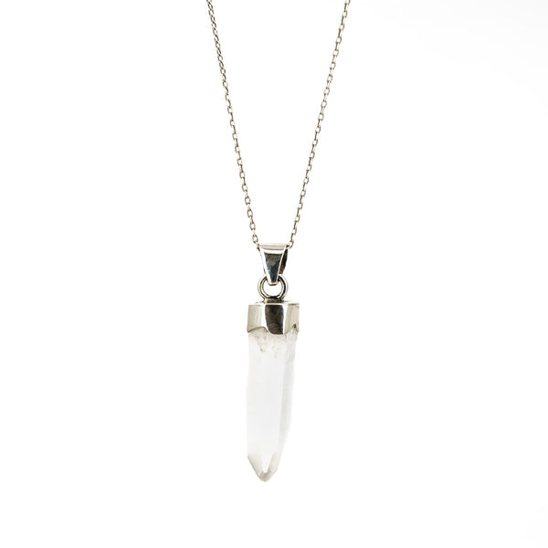 Collar fuerza natural punta cuarzo
