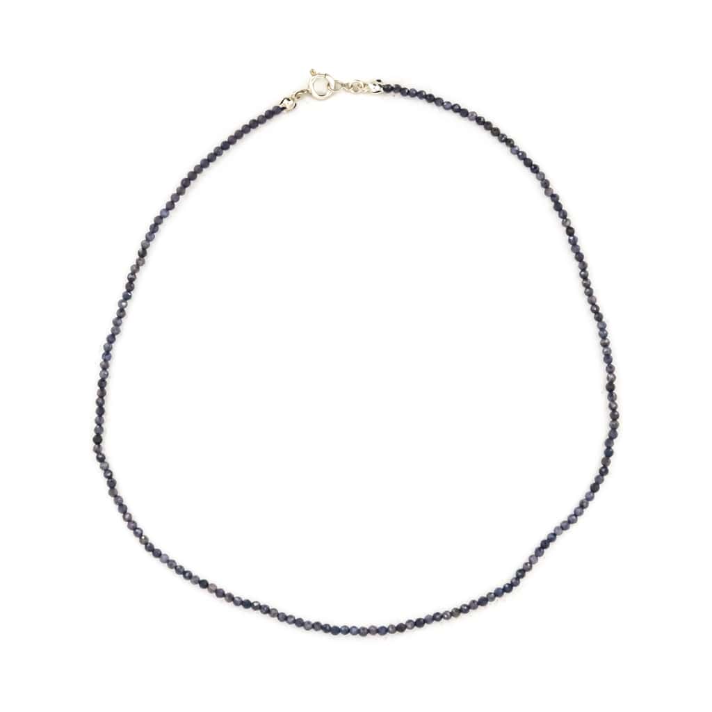 Gargantilla de Zafiro Bola Facetada