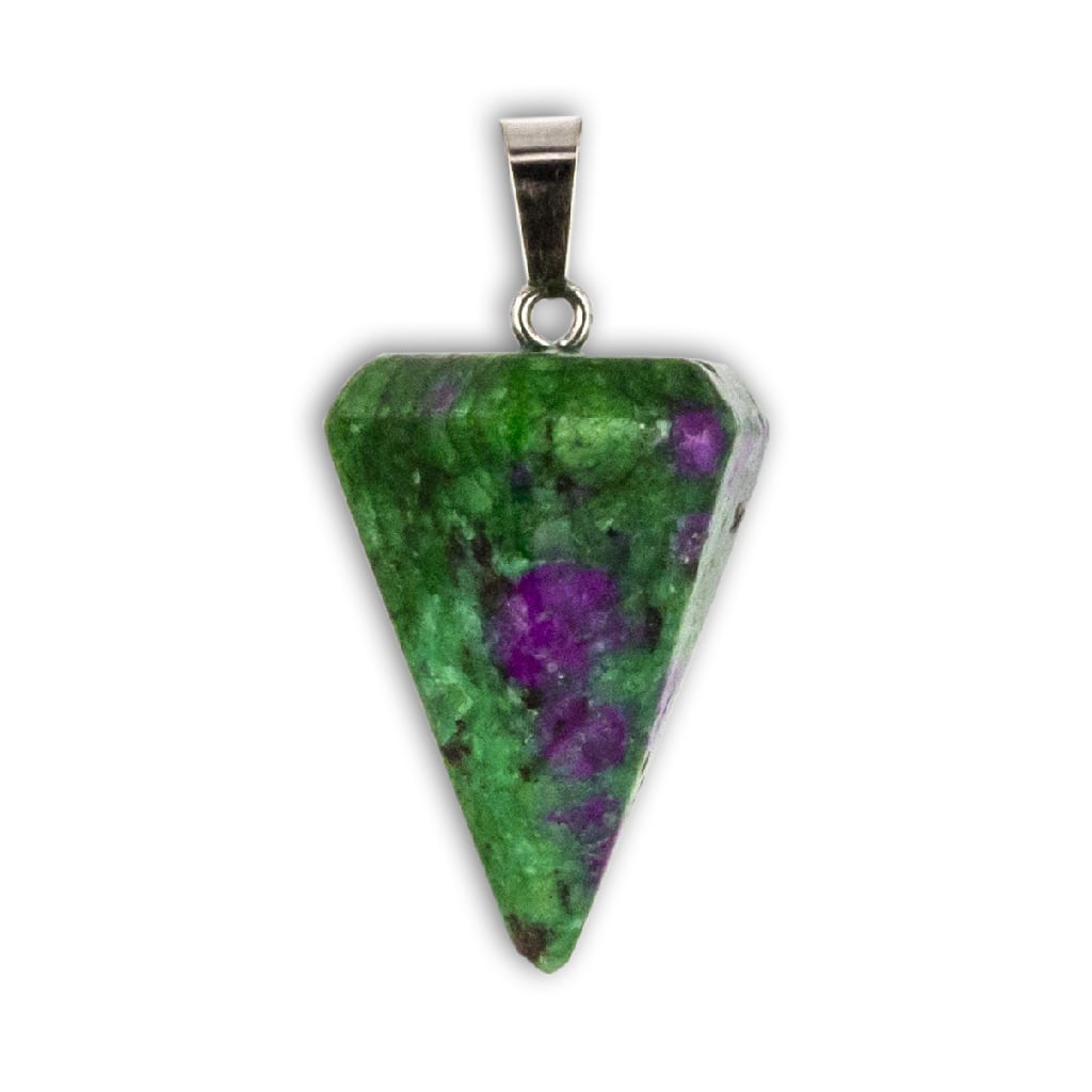 Péndulo de Rubí con Zoisita