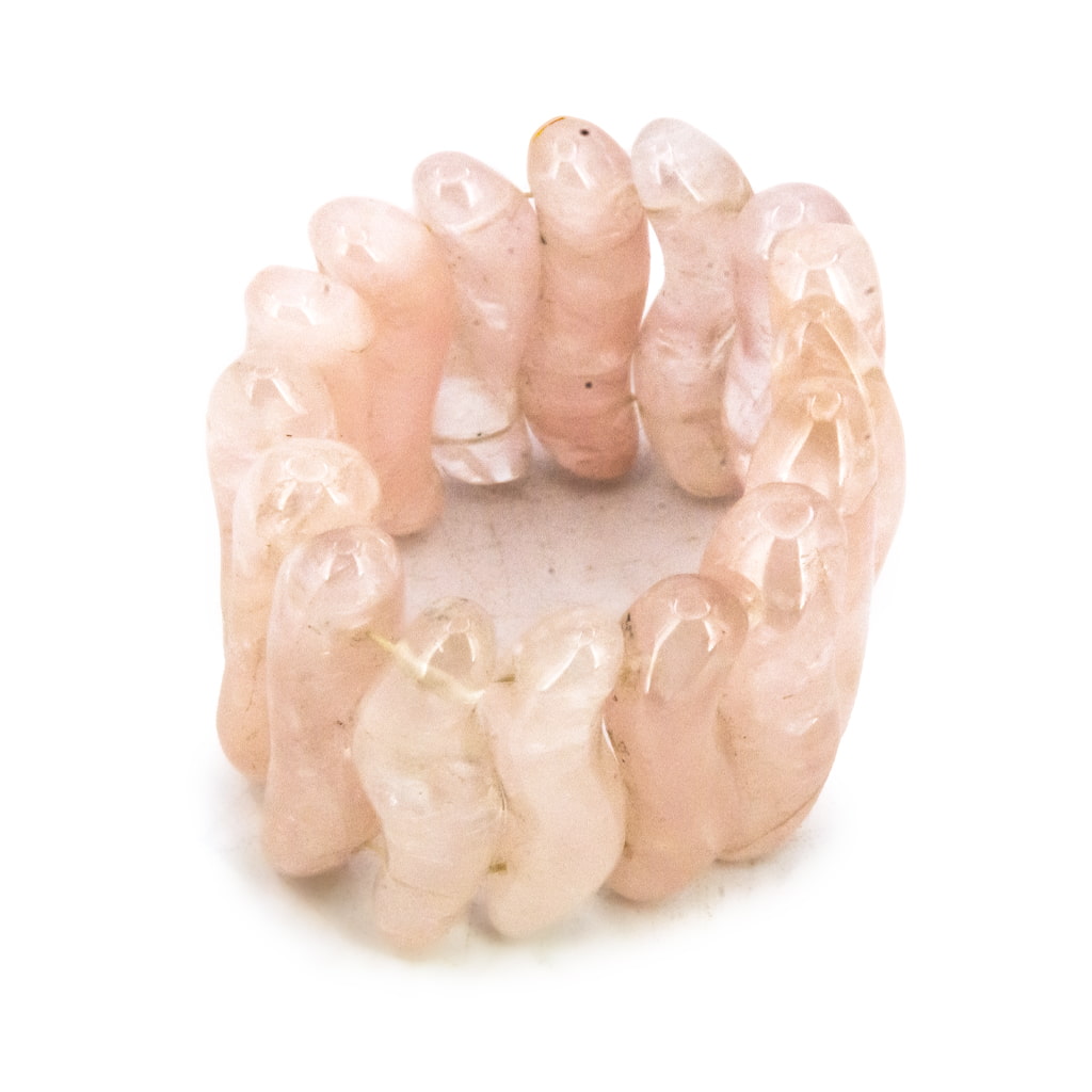 pulsera cuarzo rosa Nugget