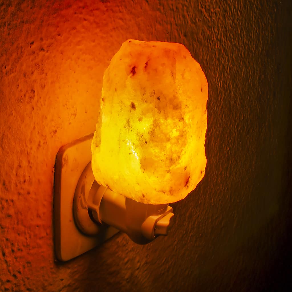 Lámpara de Sal del Himalaya de pared