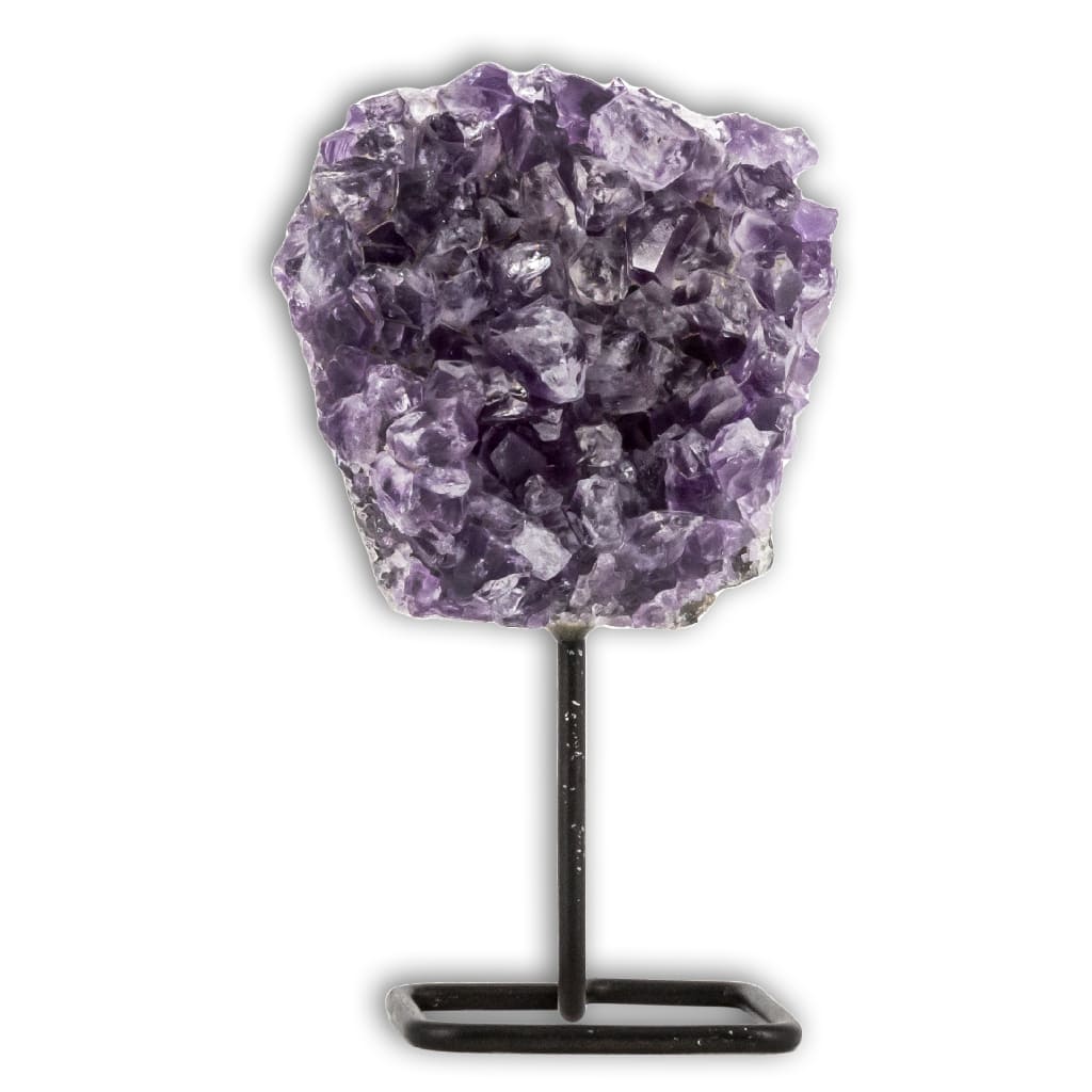 Drusa de Amatista en peana hierro