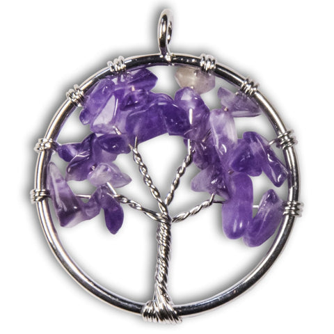 Colgante de Árbol de la Vida de Amatista