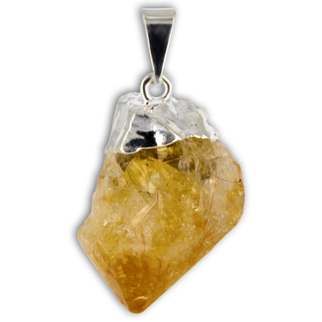Colgante punta de citrino