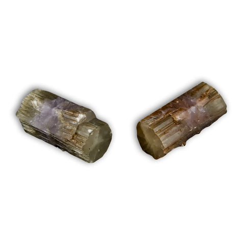 Aragonito morado y marrón