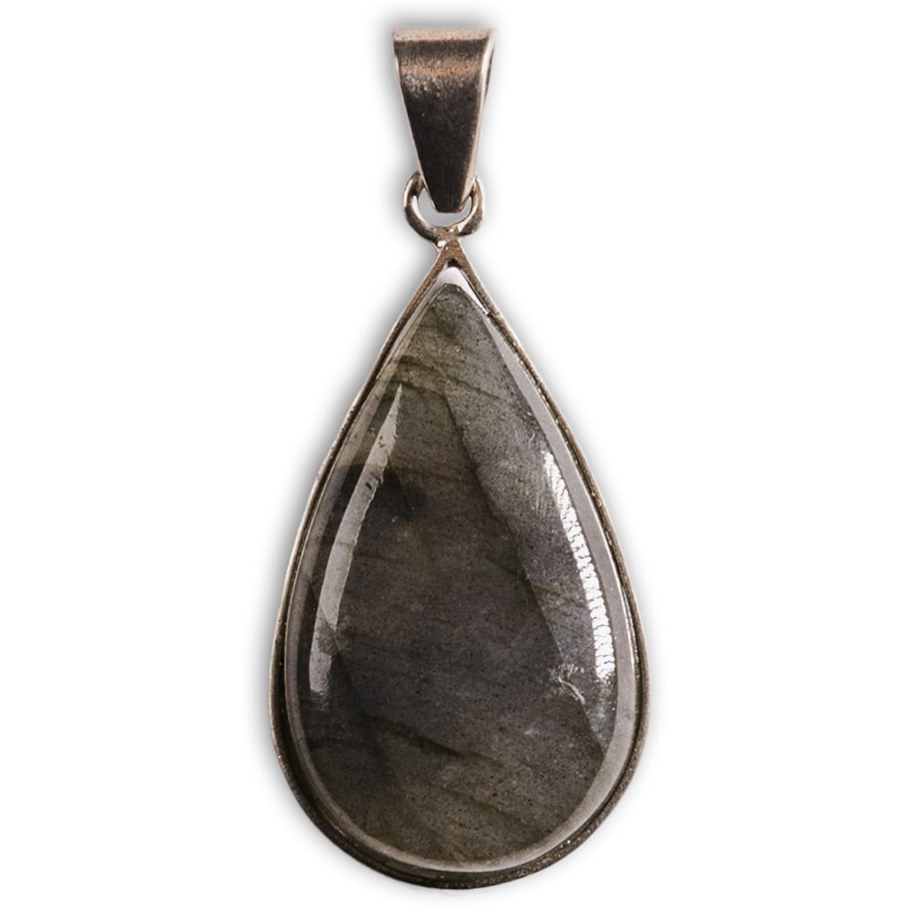 Colgante de Labradorita en Plata GOTA