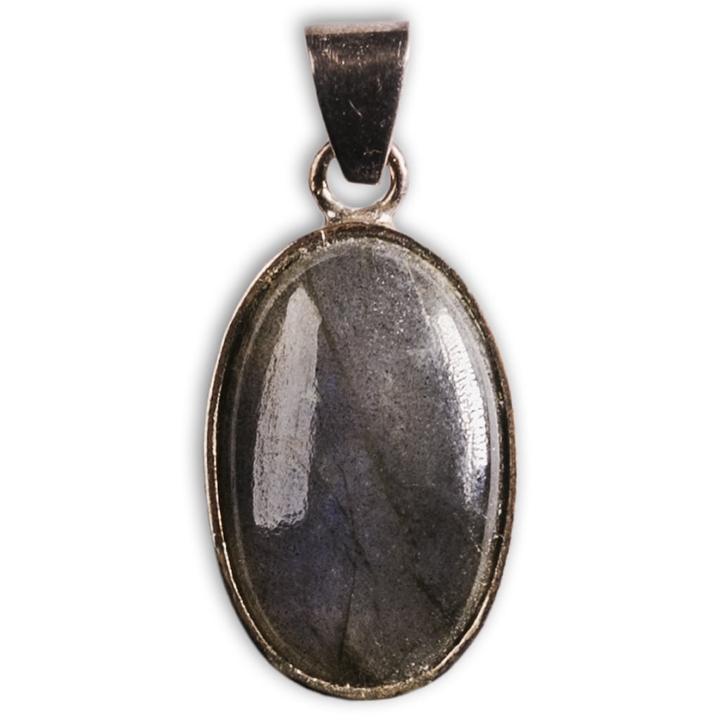 Colgante de Labradorita en Plata OVAL