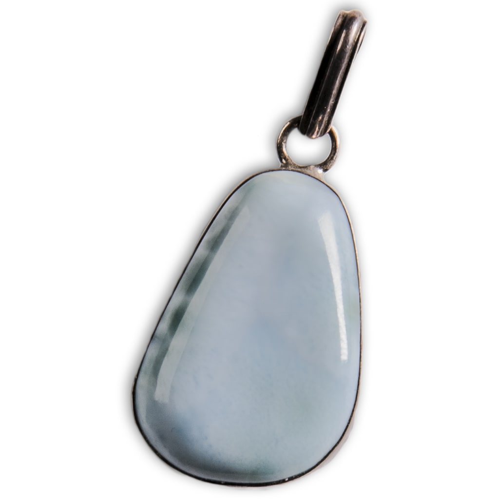 Colgante de Larimar en Plata