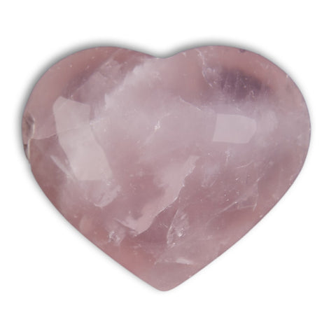 Corazon de cuarzo rosa