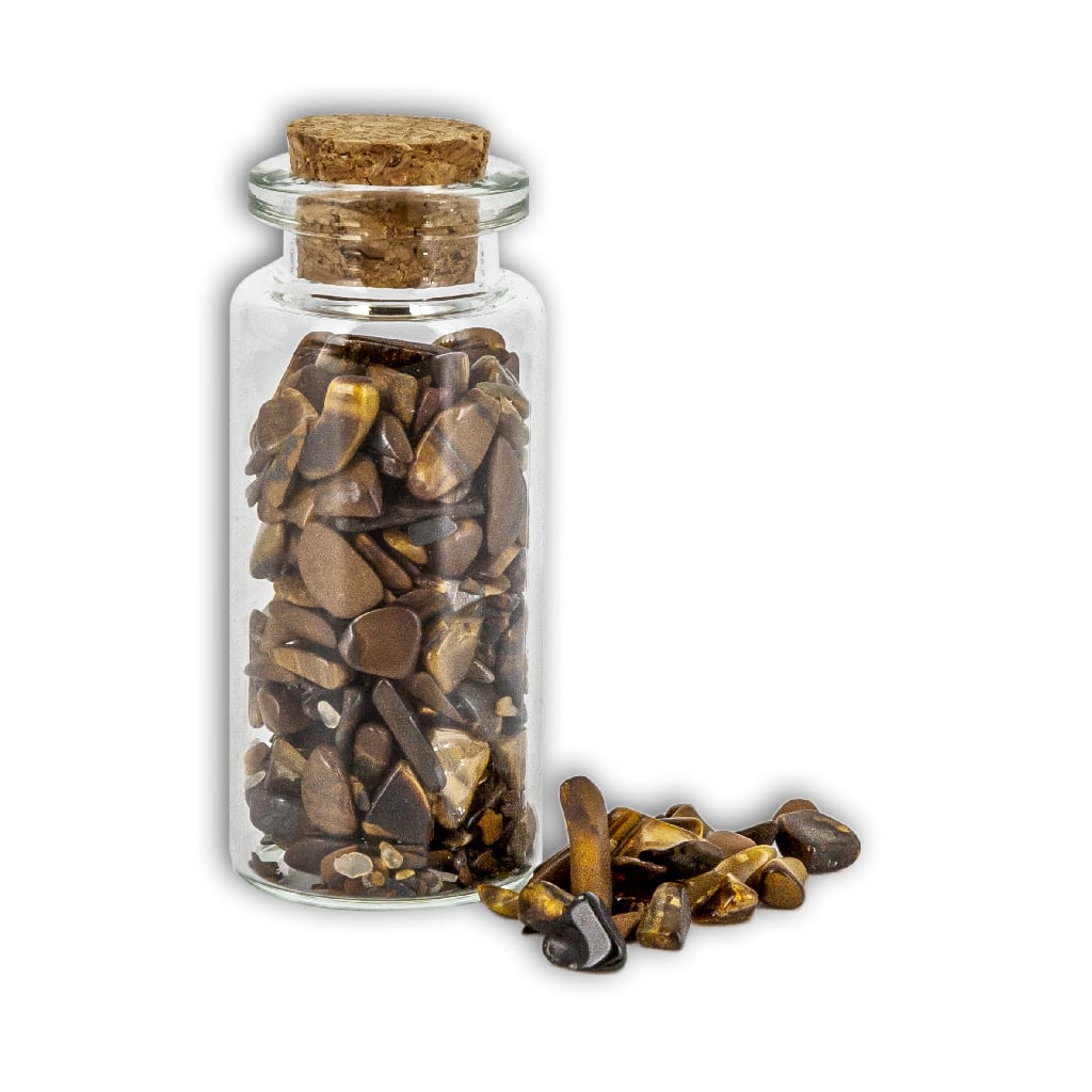 Chips de Ojo de Tigre en Botella