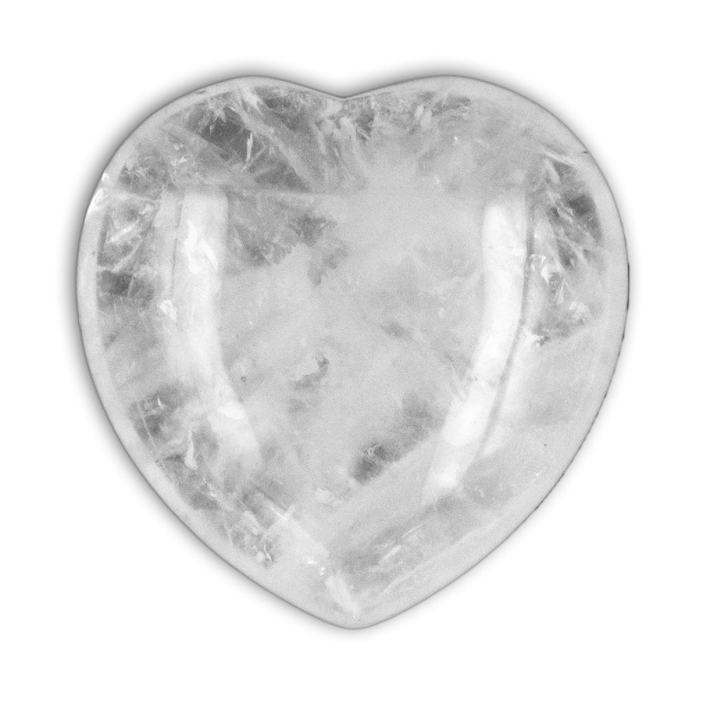 Corazón de Cuarzo Cristal de Roca
