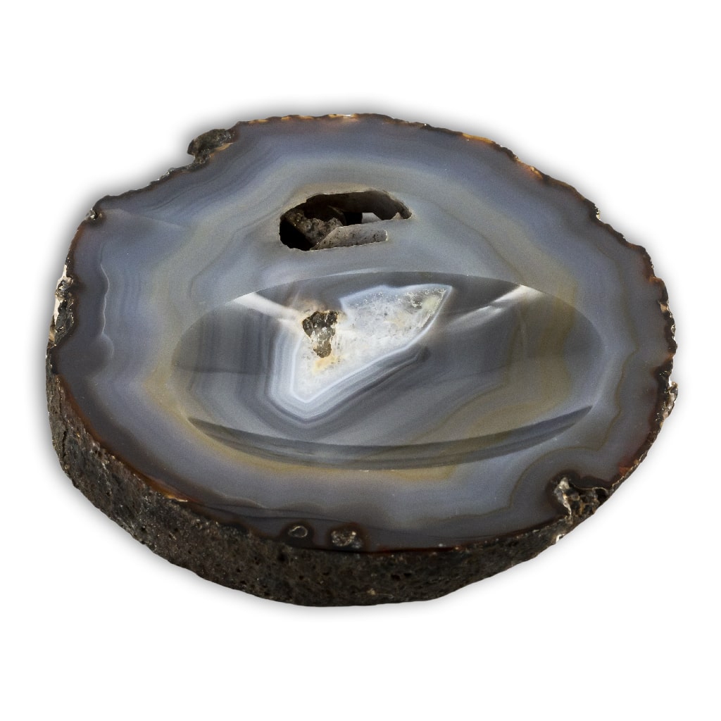 Cuenco de Ágata grande geoda