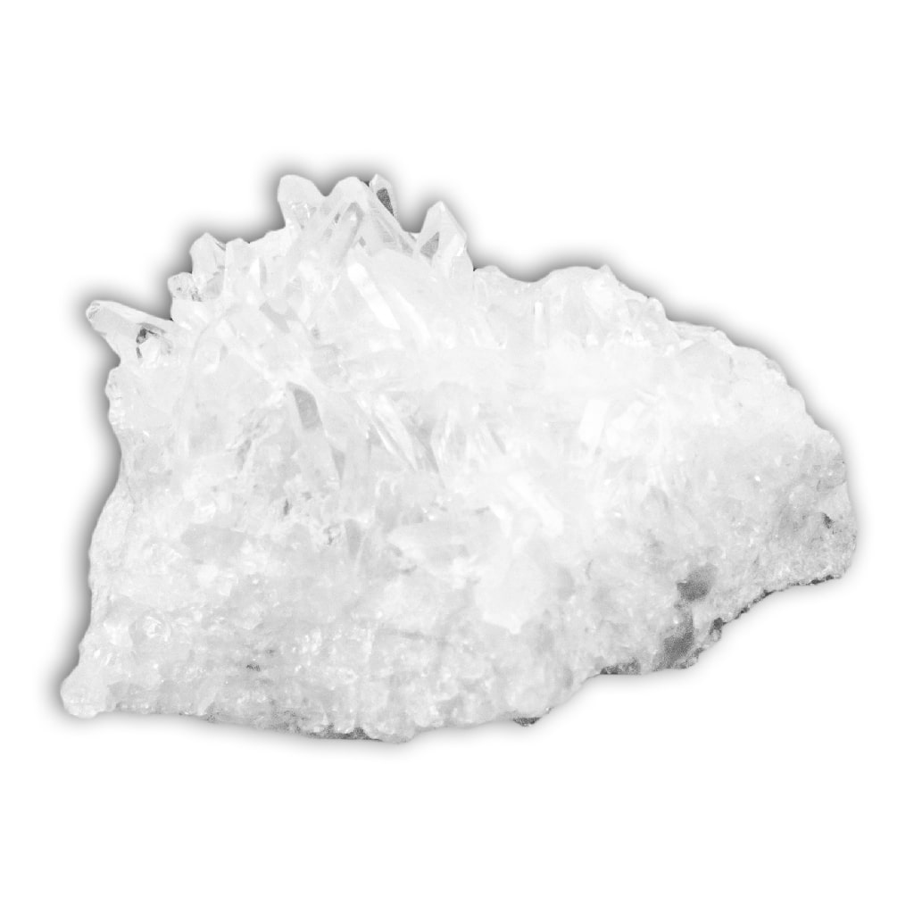 Drusa de cuarzo cristal de roca pieza 6 foto 22