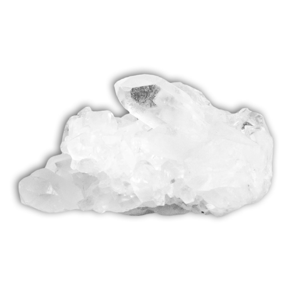 Drusa cristal de roca pieza 4