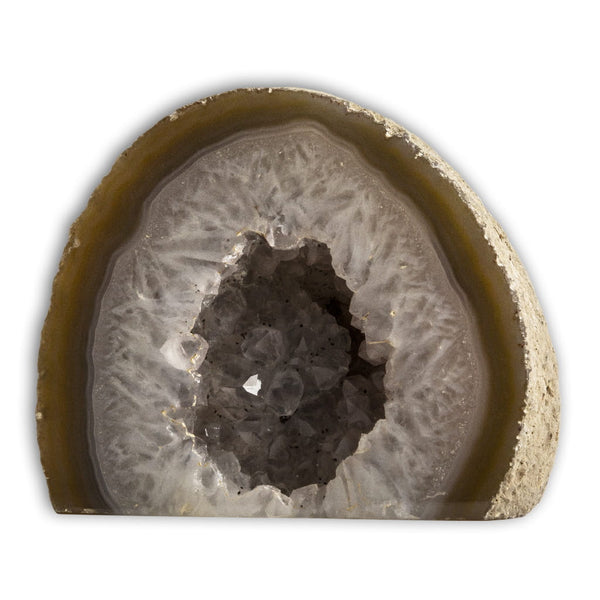 Geoda de Ágata base plana cuarzo