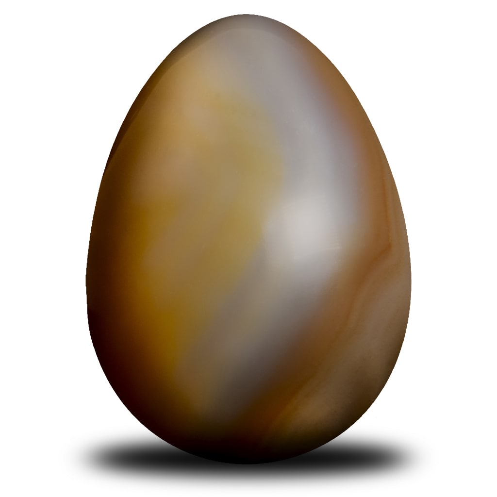 Huevo de Ágata Bandeada
