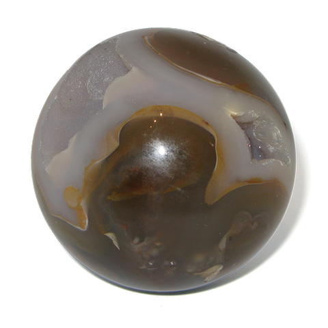 Esfera ágata con geoda