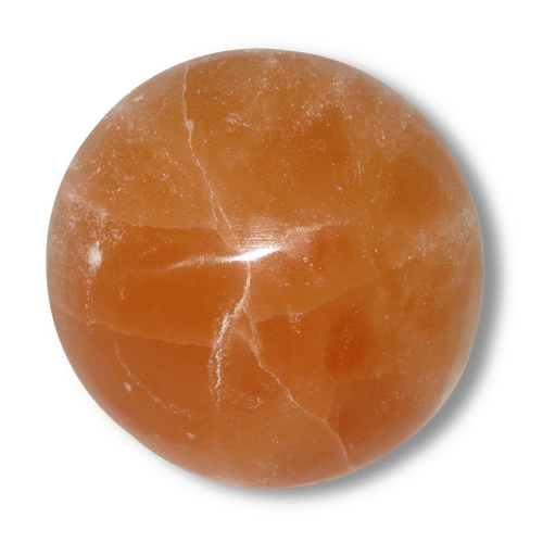 Esfera Selenita Naranja