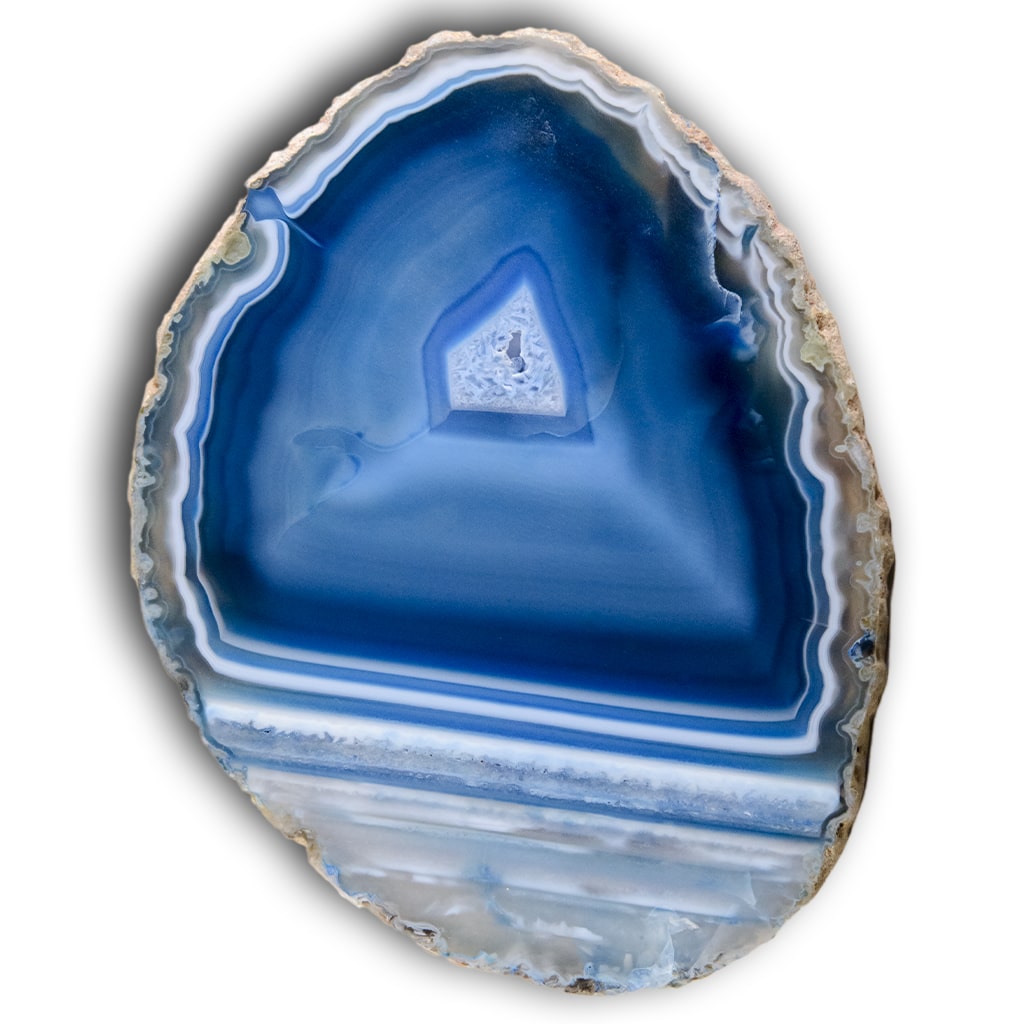 Placa de Ágata Azul grande