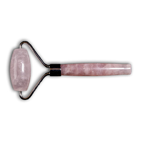 Masajeador rodillo Cuarzo rosa