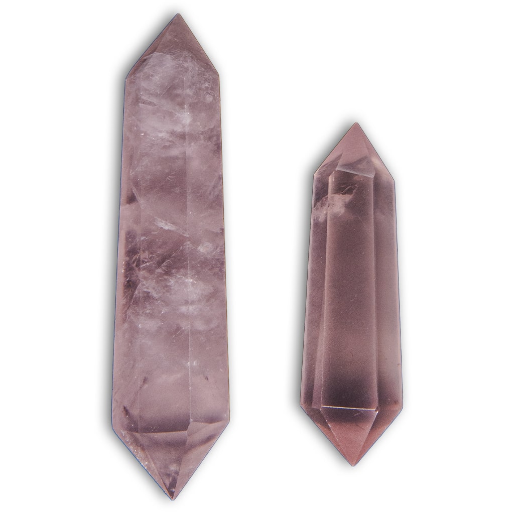 Cuarzo Rosa Biterminado