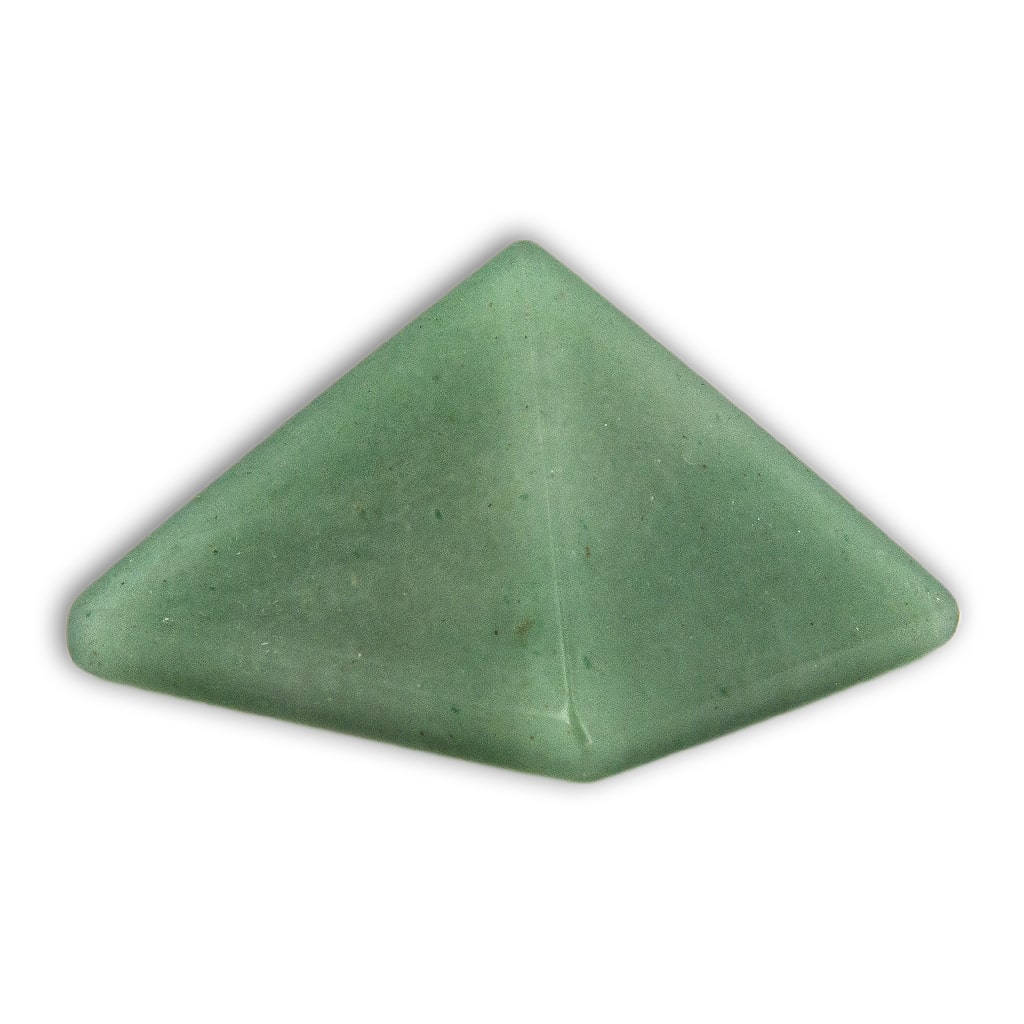 Pirámide de Aventurina verde