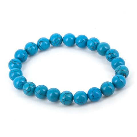 Pulsera de Howlita turquesa