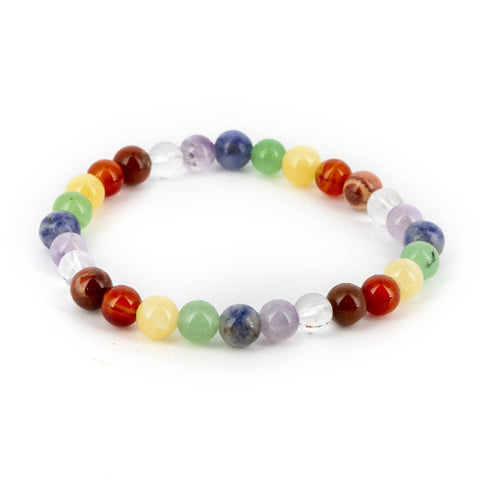 Pulsera de 7 Chakras Bola Lisa