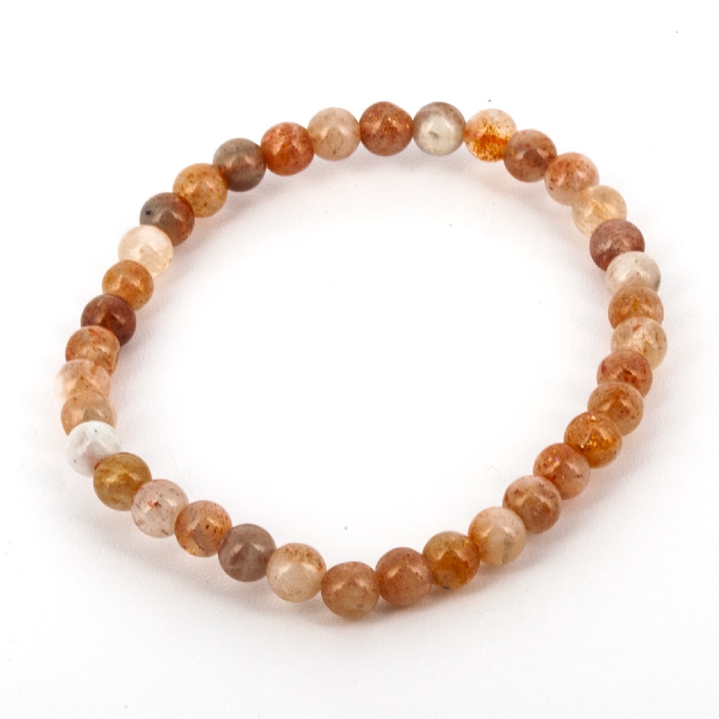 Pulsera de Piedra Sol Bola Lisa