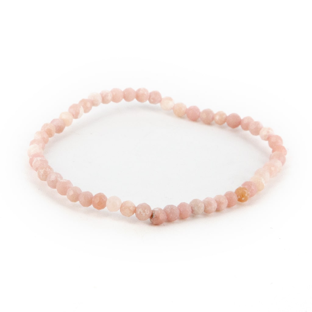 Pulsera de Kunzita Bola Facetada