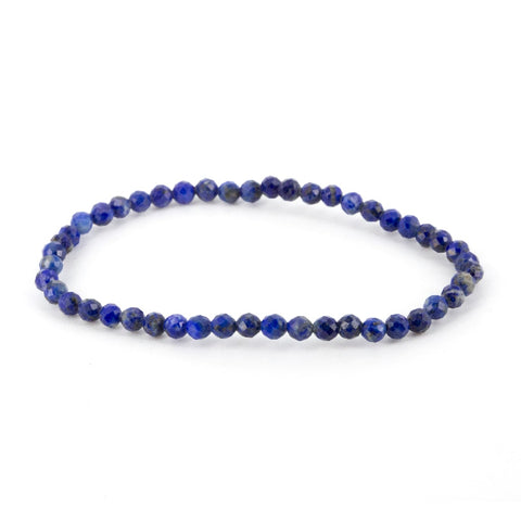 Pulsera de Lapislázuli Bola Facetada