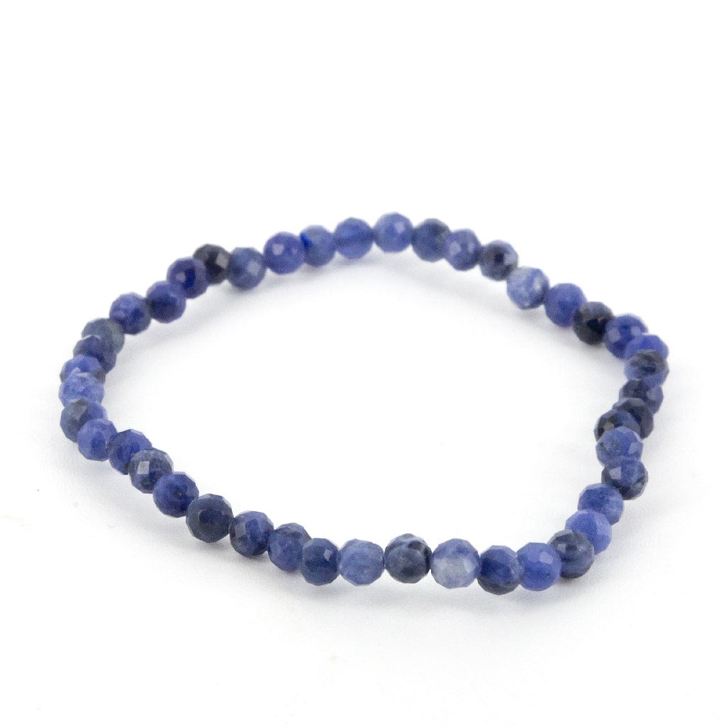 Pulsera de Sodalita Bola Facetada