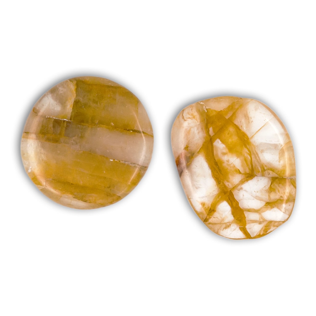 Rodado plano de Cuarzo Citrino