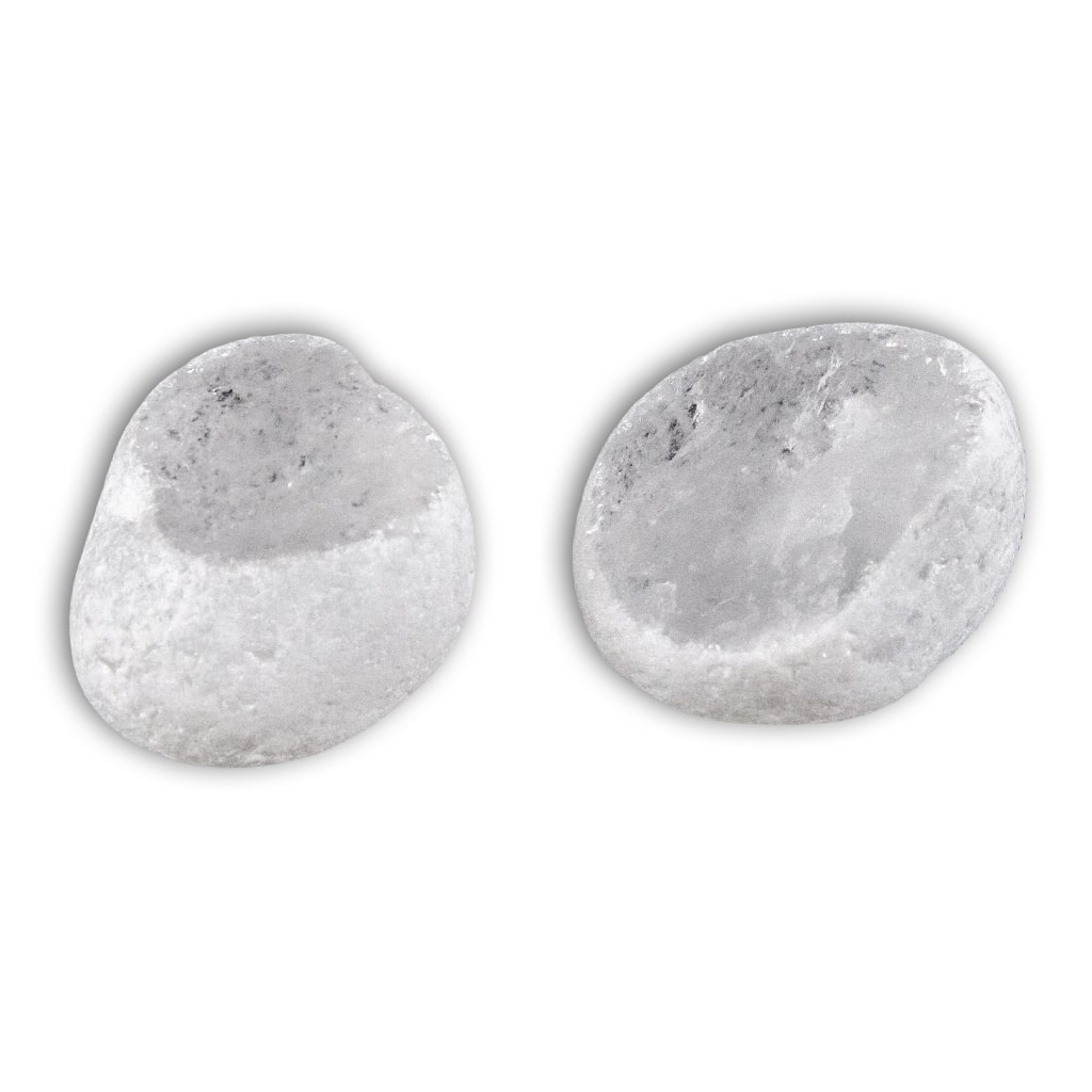 Rodado extra de Cuarzo Cristal de Roca semipulido