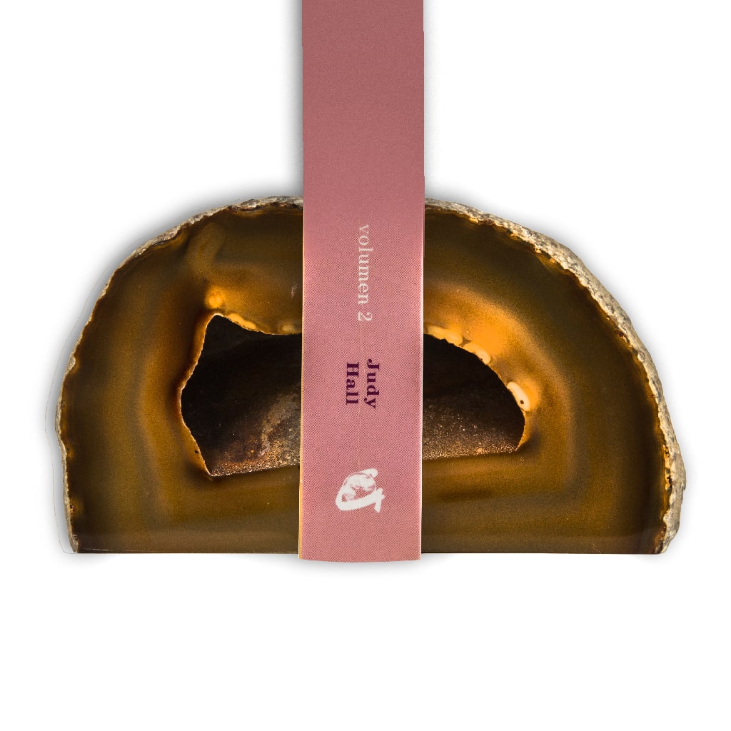 Sujetalibros cornalina