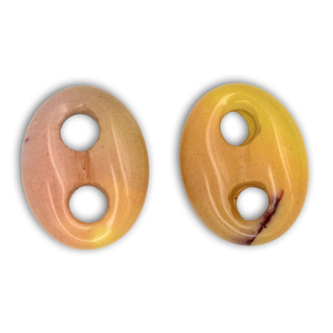 Cabujón de Jaspe Mokaita Oval Forma ocho