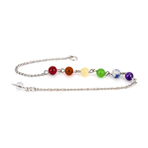 cadena para péndulos de los 7 chakras