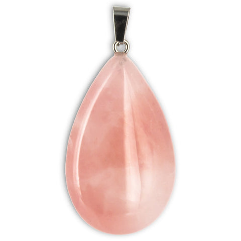 Colgante de Cuarzo Rosa Lágrima