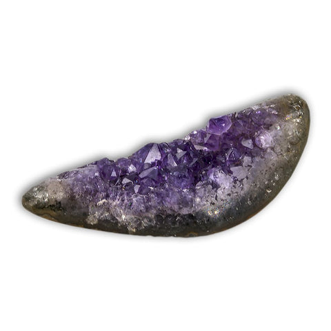 Colgante drusa amatista natural morada