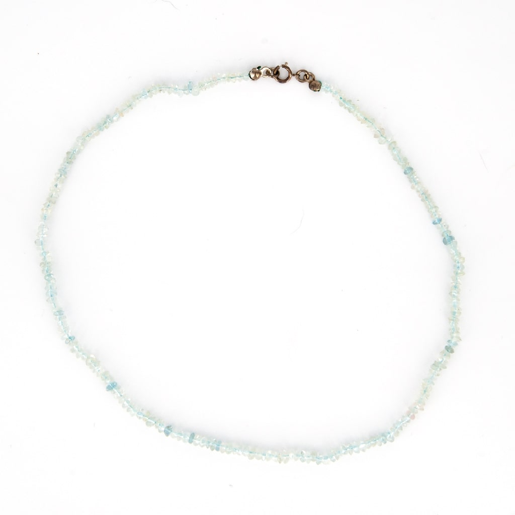 Gargantilla de aguamarina