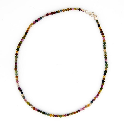 Gargantilla turmalina multicolor